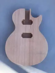 LP Style Guitar Body Mahogany HH pickups Replacement set in heel DIY guitar