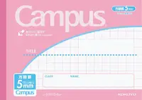 在飛比找誠品線上優惠-KOKUYO Campus橫向筆記本/ B6/ 方格/ 粉