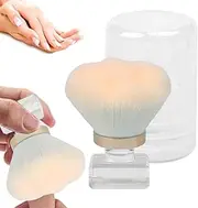Nail Dust Brush - Acrylic UV Gel Nail Arts Kabukis Nail Brushes | Dust Powder Remover Cleaner Brush, Acrylic Nail Arts Manicure Dust Cleaner Brush