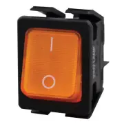 ROCKER SWITCH LIGHTED AMBER 20A-277VAC Prince Castle Toaster 78-228-s