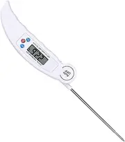 UTHCLO Folding Digital Thermometer Accurate Probe for Cooking BBQ and Baking Measures Food Oil Milk and More Temperature Range Multi Functional