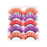 3D False Eyelashes Colored Thick Lashes for Performance Halloween-16