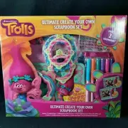 Trolls Ultimate Create Your Own Scrapbook Set Makes 2 Scrapbooks Stickers New