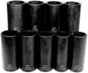 9 Piece 1/2" Drive 6 Point Deep Metric Impact Socket Tool Set New Free Shipping