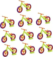 KICHOUSE Detailed Craftsmanship Bike Kit 10pcs Miniature Toy Simulated Bike Model Kit for Boys and Girls