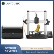 Anycubic Kobra 3 Combo FDM 3D Printer Multicolor Print 600mm/s 9.8"x9.8"x10.2"