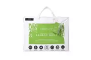 Bianca Natural Sleep Bamboo Quilt 250gsm Doona Breathable Bedding WHT
