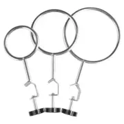 3 Pcs Iron Ring Experimental Equipment Laboratory Accessories Stand Rings