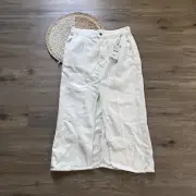 ZARA The Cargo Maxi Front Slit Skirt NWT