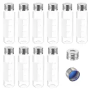 100 Pack 20ml Borosilicate Glass Screw Top Headspace Vial, Clear