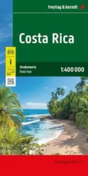 Costa Rica Road Map 9783707923261 NEW Sheet map folded
