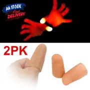 2pcs Tricks Fingers LED Finger Lights GSPG78501x2 Toy Thumb Magic Light Up Props