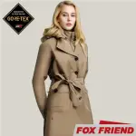 【FOX FRIEND 女 GORE-TEX兩件式羽絨風衣《深卡》】1961/保暖羽絨外套/防風外套/防水大衣/悠遊山水
