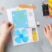 Kids Assemble Toy Electric Fan Assemble Toy Science Educational Toys