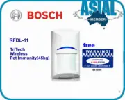 BOSCH Alarm Wireless pet friendly TriTech Detector PIR Radion RFDL-11