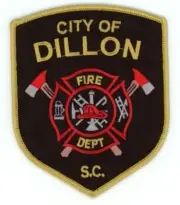 SOUTH CAROLINA SC DILLON FIRE DEPARTMENT NICE SHOULDER PATCH POLICE SHERIFF