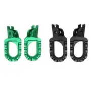 Dirt Bike Motorcycle Foot Pegs Pedals with Studded Surfaces for Improved Control