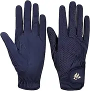 [Harrison Howard] Women Horse Riding Gloves Comfortable Grip for Gardening, Running Lightweight Equestrian Riding Gloves