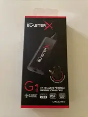 Sound Blaster X G1 7.1 Sound card - sealed