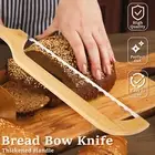 Bread Cutter Serrated Bagel Cutter Stainless Steel Sourdough Bread Slicer PaamS