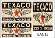 PEEL STICK 1:24 1:25 SCALE GAS STATION SIGN GARAGE BUILDING DECALS BAC13