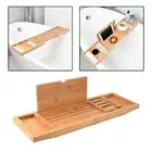 Bathtub Tray Bath Caddy Tray for Tub Holds Book,Phone Wine,Soap Bath Tray
