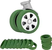 [Ridegeek] Luggage Wheel Covers for Suitcase,14 Pack Luggage Wheel Protector Covers for most 8-spinner Wheels Carry on Luggage, Green, 2-3 inches, Colorful Luggage Wheel Protector Covers