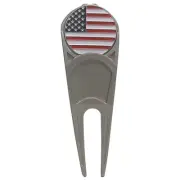 Golf Gallery and Gifts Divot Tool With Magnetic Ball Marker, U.S.A.