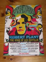 ROBERT PLANT - SIGNED AUTOGRAPHED Australia 2013 Tour Poster - LED ZEPPELIN