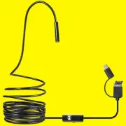 3in1 Type-C USB 5.5mm Endoscope Hard Cable for Laptop,Smartphone,Tablet,Computer