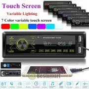 60W Single Din Car Stereo,Bluetooth, USB, SD, AM/FM Radio, No CD/DVD Player