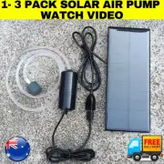 Solar Air Pump Powered Water Pond hydroponics aquarium Pond aeratorair pump