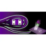 6 ft. 3-Outlet Designer Household Extension Cord, PURPLE