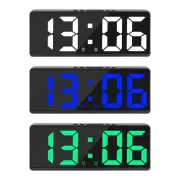 LED Digital Clock Smart LED Mirror Alarm Clock with Voice Activation Temperature