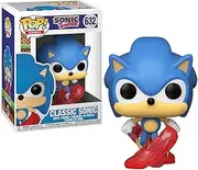 Funko Running Sonic The Hedgehog 30th Anniversary Vinyl Figure Toy, Multicolor, Standard, 51964 10.0 cm