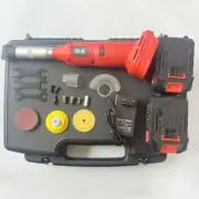 600W Cordless Angle Grinder Grout Cleaner with 21V 4000mAh Batteries Sandpaper