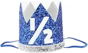 [Golden Swallow] Baby Boy Birthday Crown Headband Prince Party Hat Hairband Photo Prop