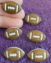 +Football Score a Touchdown Goal Thumb Tacks Push Pins - 6pc Set - Unique!