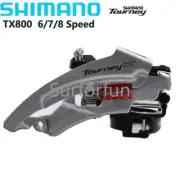 SHIMANO TOURNEY FD-TX800 6/7/8Speed MTB Front Derailleur Dual Pull 31.8/34.9mm