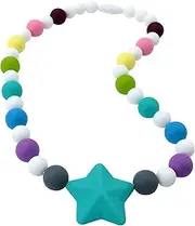 Panny & Mody Sensory Chew Necklace for Boys and Girls - Oral Sensory Chew Toys, Silicone Teether Chew Necklace