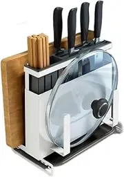 Knife Block Knives Storage Knife Holder Stainless Steel Kitchen Knife Holder Storage Organizer Knife Rack Stand Metal Knife Block Cooking Tool Knife Rack Knife Storage (Color : B)