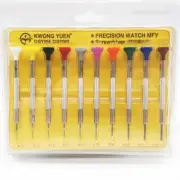 10 Screwdriver Plastic Box Set Professional Watch Repair Tools For Watchmaker