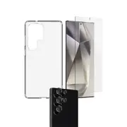 EFM 3-in-1 Case, Screen & Camera Lens Armour Bundle - Galaxy S25 Ultra Clear