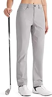 [Libin] Women's Golf Pants Stretch 31" Straight Leg Work Dress Slacks Office Business Casual Pants Lightweight Hiking Pants