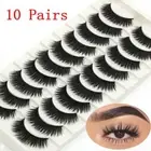 Long Handmade Eye Lashes Extension Fluffy Wispy False Eyelashes Crisscross