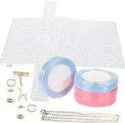 TEHAUX 1 Set Woven Bag Material Shoulder Bags Accessories DIY Cross Bag kit Crossbody Bag Making kit Crossbody Tote Canvas Shoulder Bag Handbag Making kit Wallet Ribbon Knitted Bag Purple