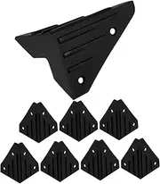 CIMAXIC 8 Pcs Desk Corner Protector Black Furniture Edge Guards Plastic Bed Corner Protector Corner Guards for Carton