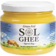 SOL ORGANICS Grass Fed Ghee 275g