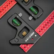 Multifunctional Steel Ruler Locator Accurate Scale for Professional Work