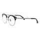 Optician Charlie 韓國亞洲專利自我時尚潮流 FP系列光學眼鏡 - FP BK(黑 + 銀) 明星款